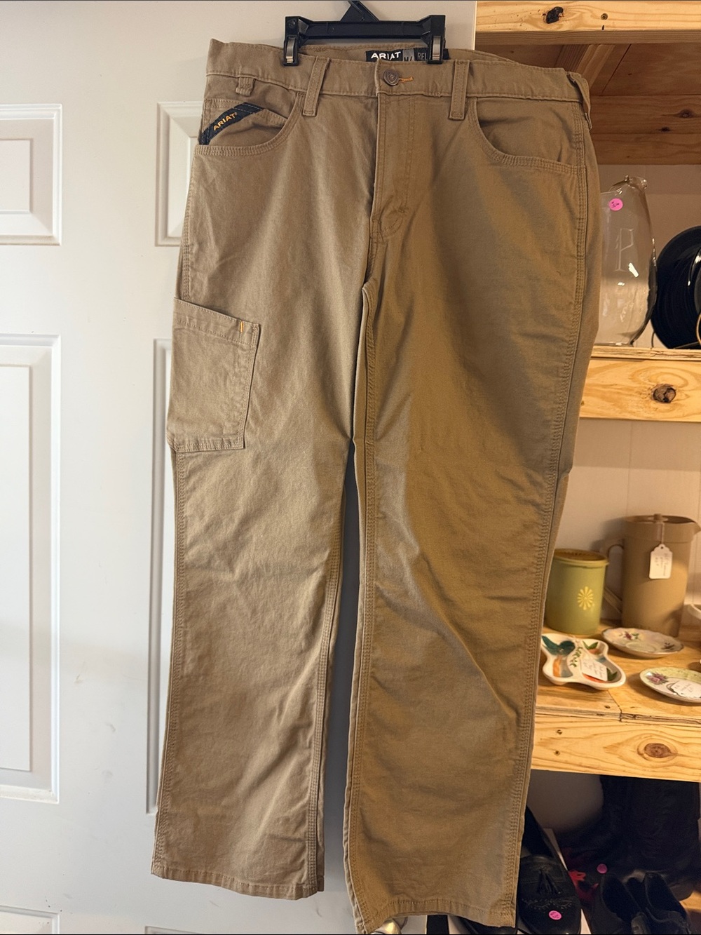Ariat Men's Khaki/Tan Cargo Work Pants